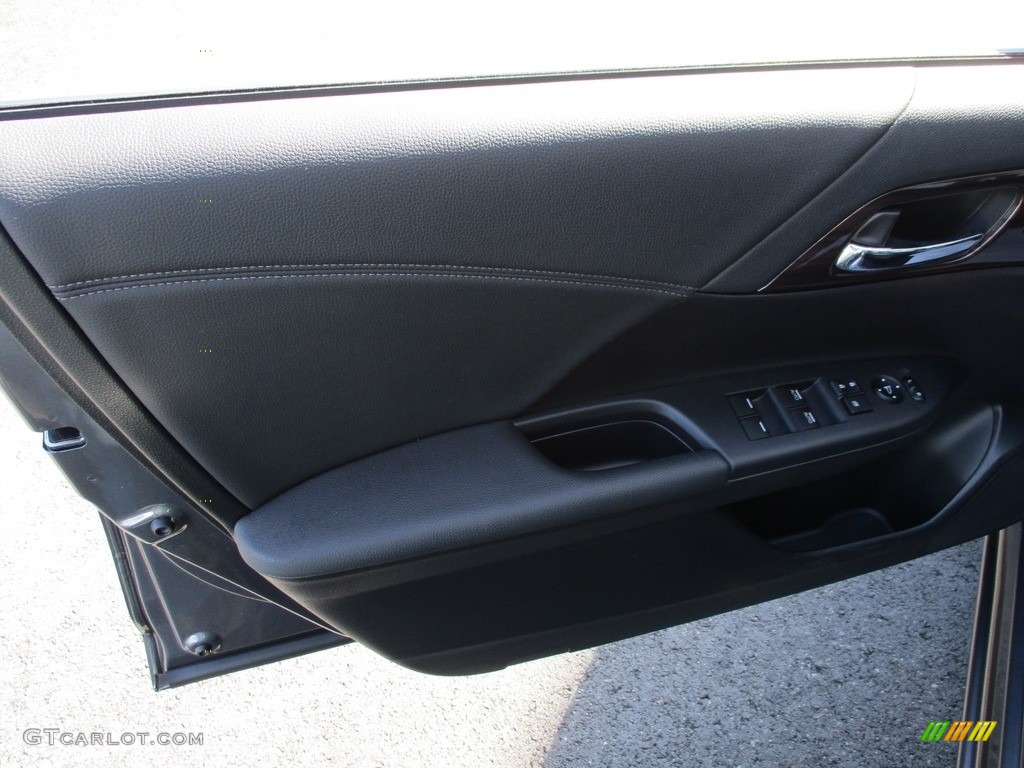 2016 Accord EX-L Sedan - Modern Steel Metallic / Black photo #10