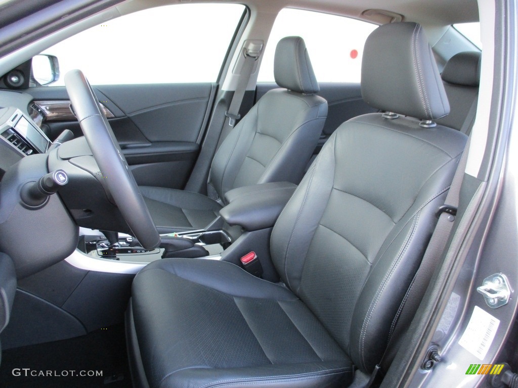 2016 Accord EX-L Sedan - Modern Steel Metallic / Black photo #12