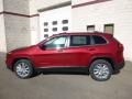 2017 Deep Cherry Red Crystal Pearl Jeep Cherokee Limited 4x4  photo #2
