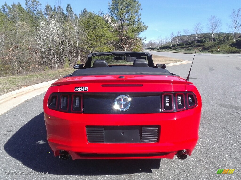 2014 Mustang V6 Convertible - Race Red / Charcoal Black photo #12