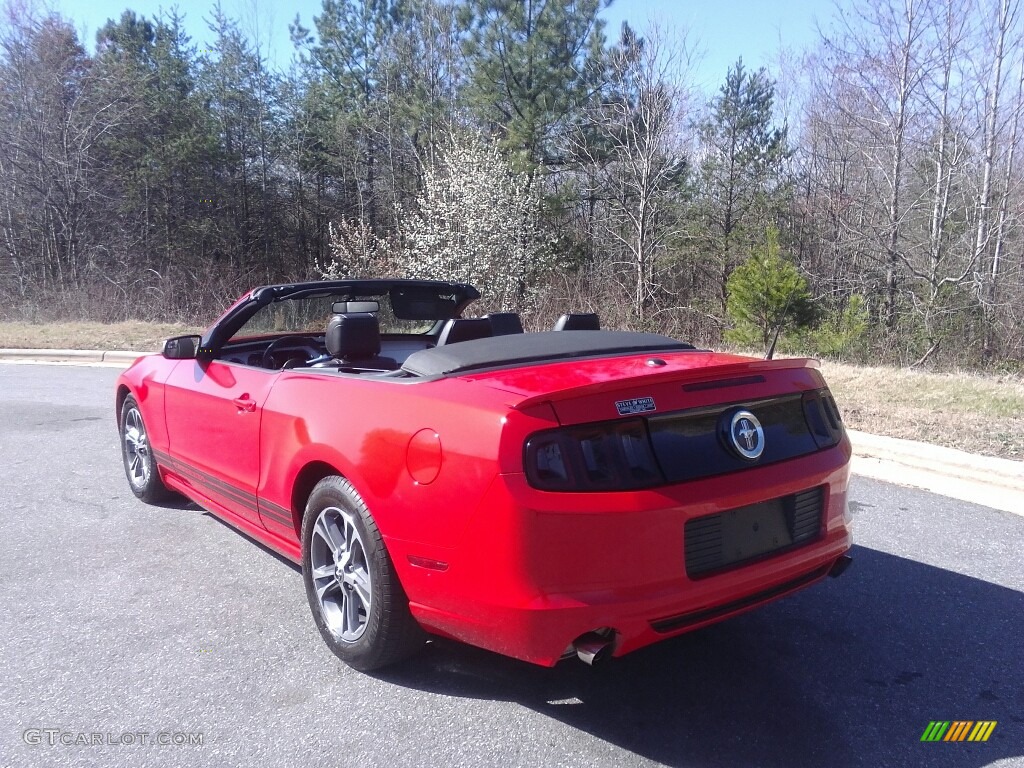 2014 Mustang V6 Convertible - Race Red / Charcoal Black photo #13