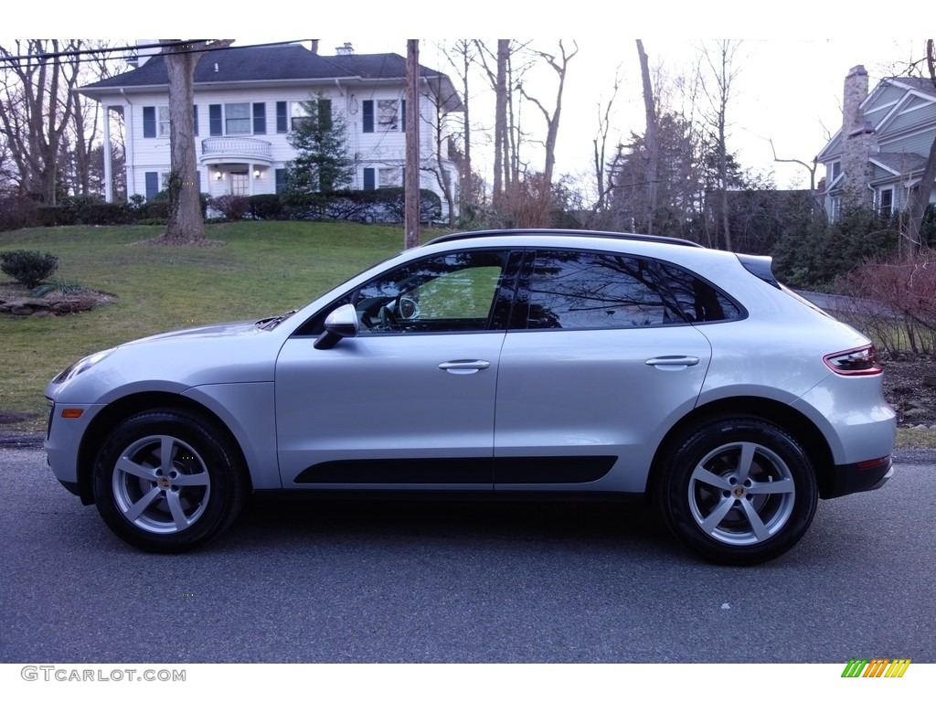 Rhodium Silver Metallic 2017 Porsche Macan Standard Macan Model Exterior Photo #118814619