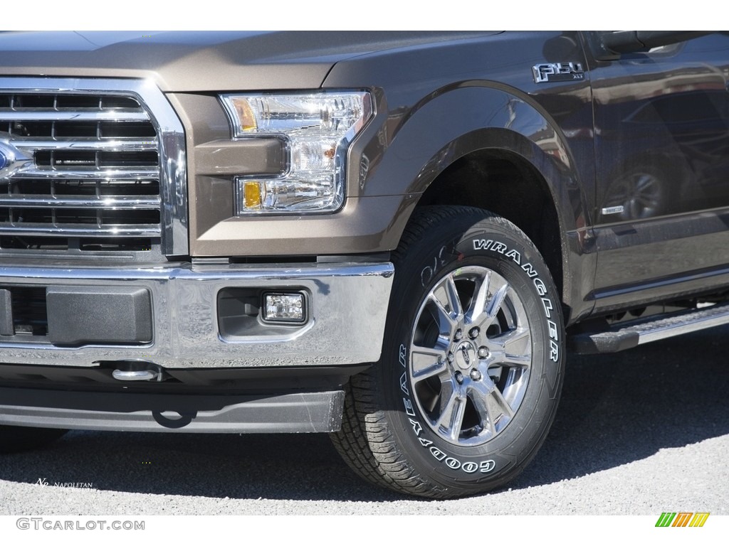 2017 F150 XLT SuperCab 4x4 - Caribou / Earth Gray photo #2