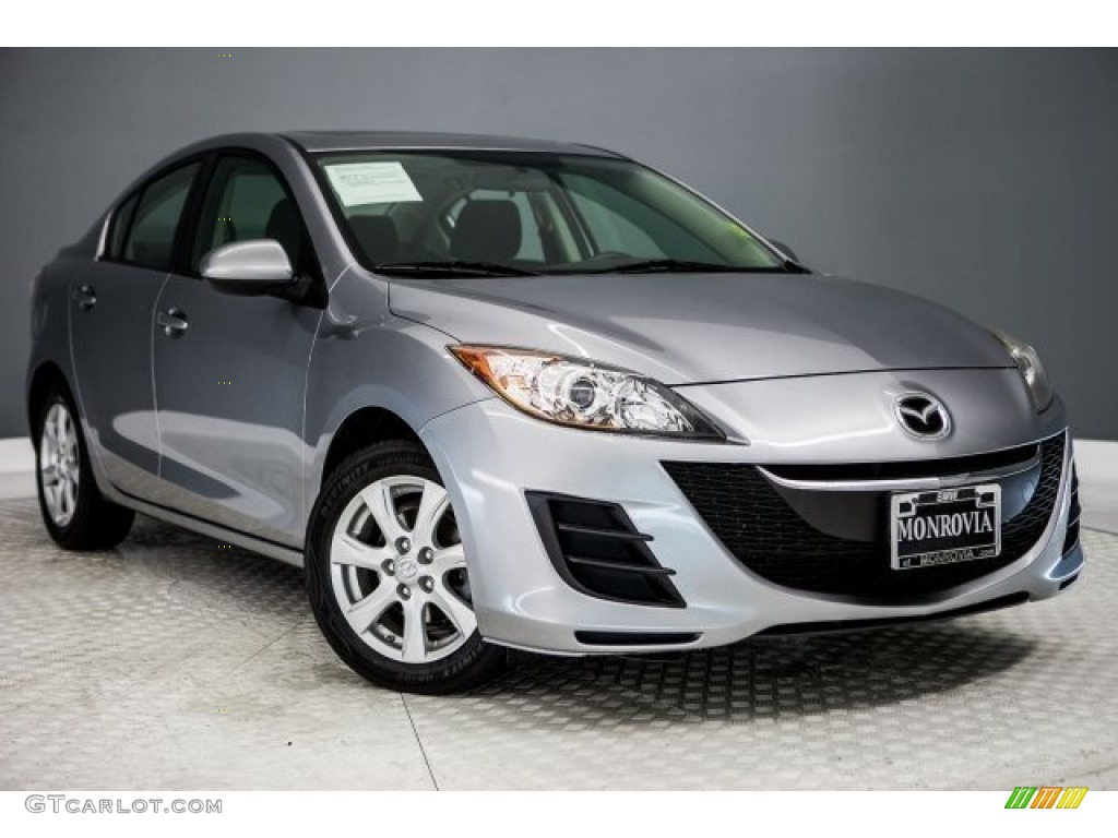 2010 MAZDA3 i Touring 4 Door - Metropolitan Gray Mica / Black photo #12