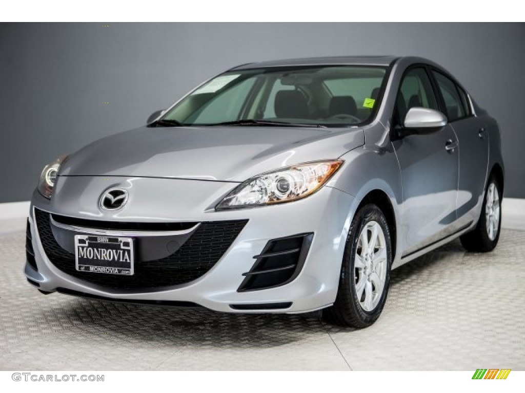 2010 MAZDA3 i Touring 4 Door - Metropolitan Gray Mica / Black photo #14