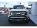 2017 White Platinum Ford F250 Super Duty Lariat Crew Cab 4x4  photo #7