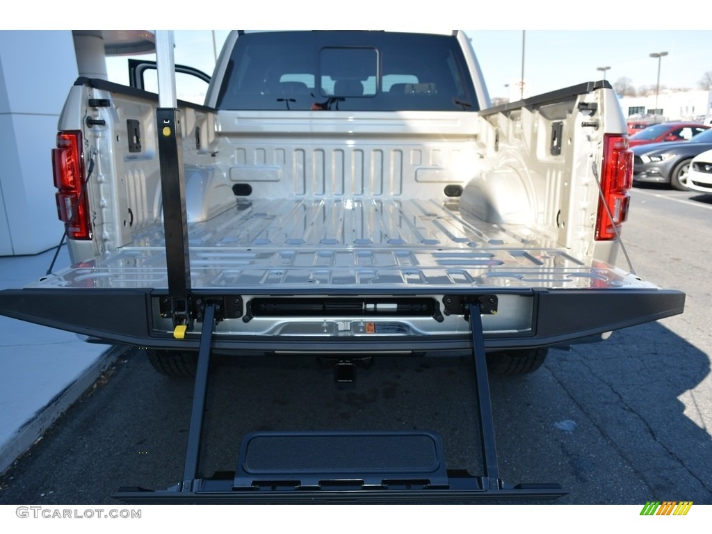 2017 F150 Lariat SuperCrew 4X4 - White Gold / Light Camel photo #6