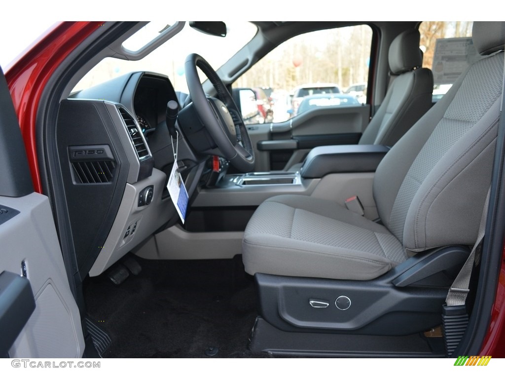 2017 F150 XLT SuperCrew - Ruby Red / Earth Gray photo #8