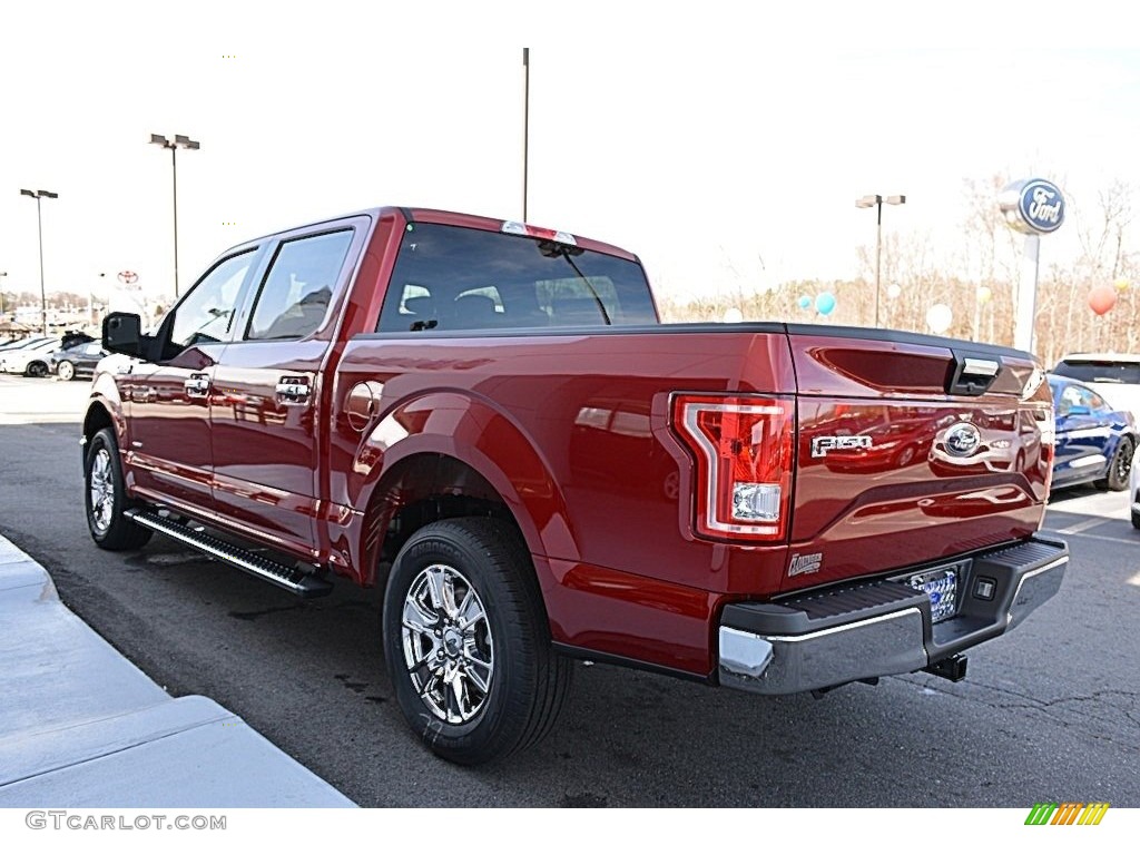 2017 F150 XLT SuperCrew - Ruby Red / Earth Gray photo #19