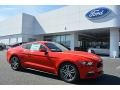 Race Red 2017 Ford Mustang Ecoboost Coupe Exterior