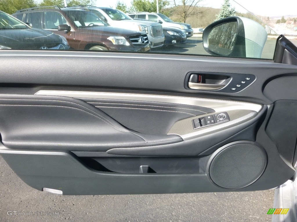 2016 Lexus RC 350 F Sport AWD Coupe Black Door Panel Photo #118822425