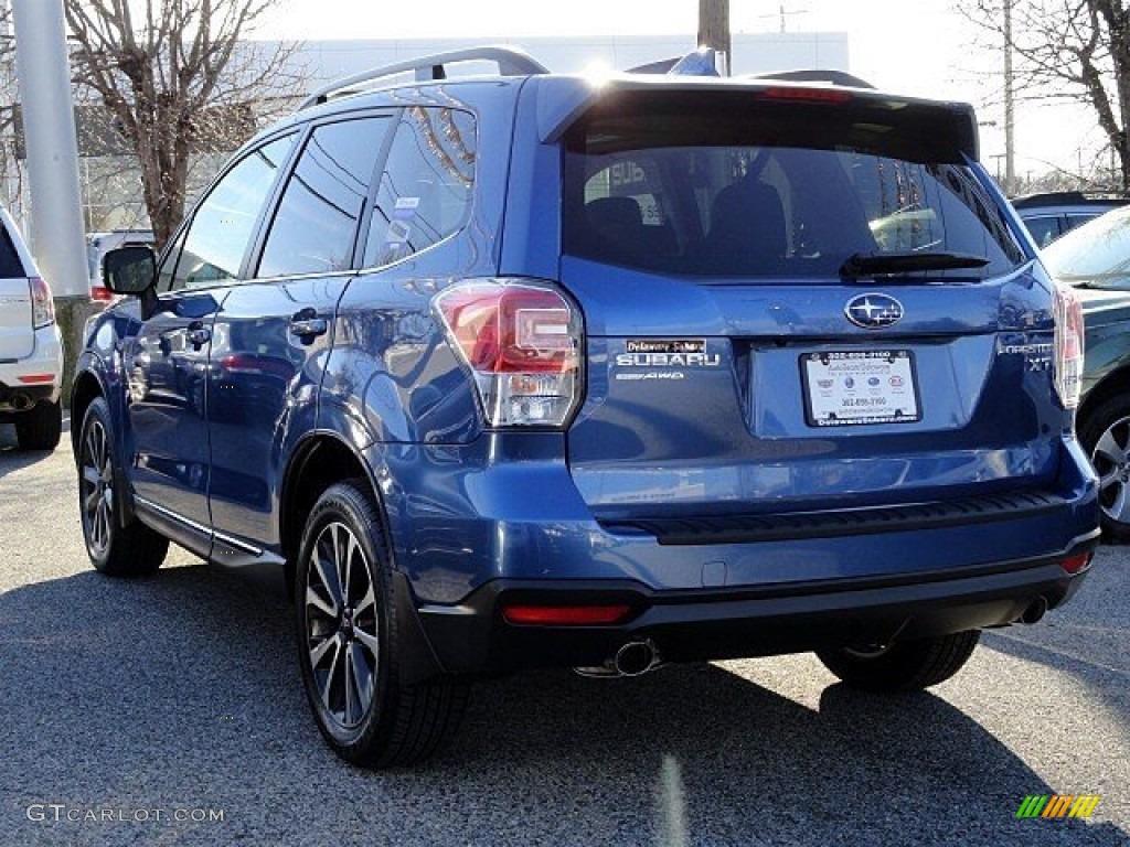 2017 Forester 2.0XT Touring - Quartz Blue Pearl / Black photo #4