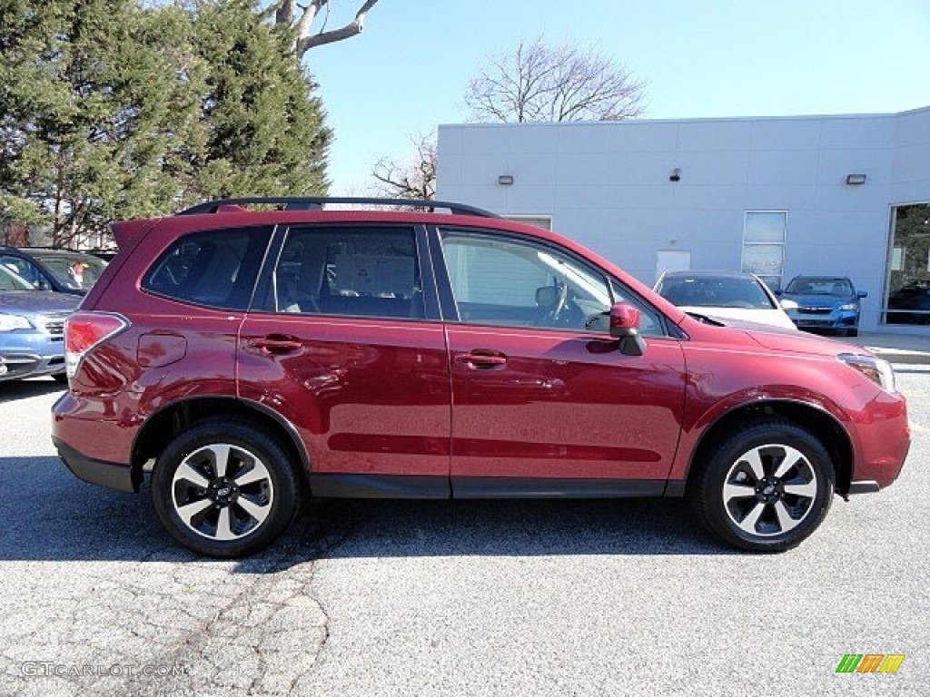 2017 Forester 2.5i Premium - Venetian Red Pearl / Gray photo #7