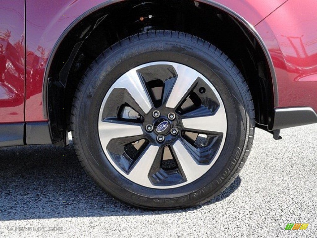 2017 Forester 2.5i Premium - Venetian Red Pearl / Gray photo #8