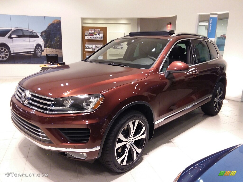Deep Red Metallic 2017 Volkswagen Touareg V6 Exectutive Exterior Photo #118826914