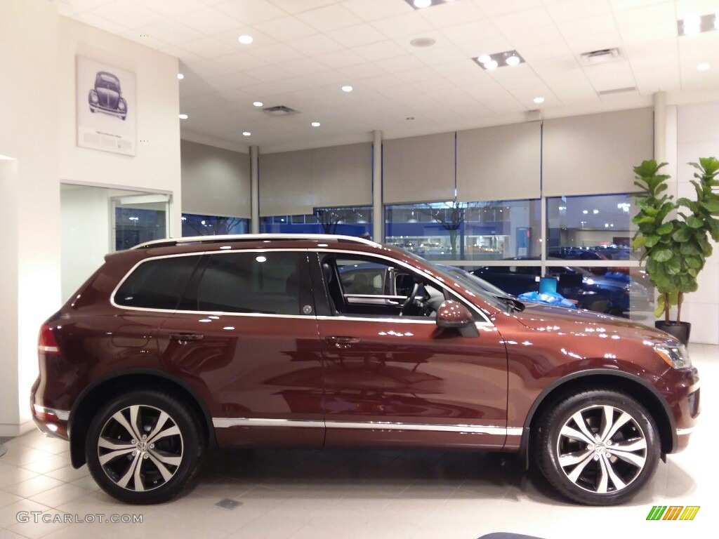 Deep Red Metallic 2017 Volkswagen Touareg V6 Exectutive Exterior Photo #118826950