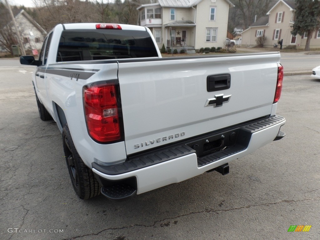 2017 Silverado 1500 Custom Double Cab 4x4 - Summit White / Dark Ash/Jet Black photo #6