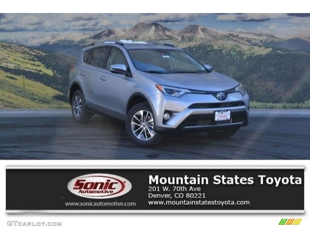 2017 RAV4 XLE AWD Hybrid - Silver Sky Metallic / Ash photo #1