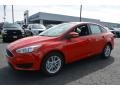 2017 Race Red Ford Focus SE Sedan  photo #3