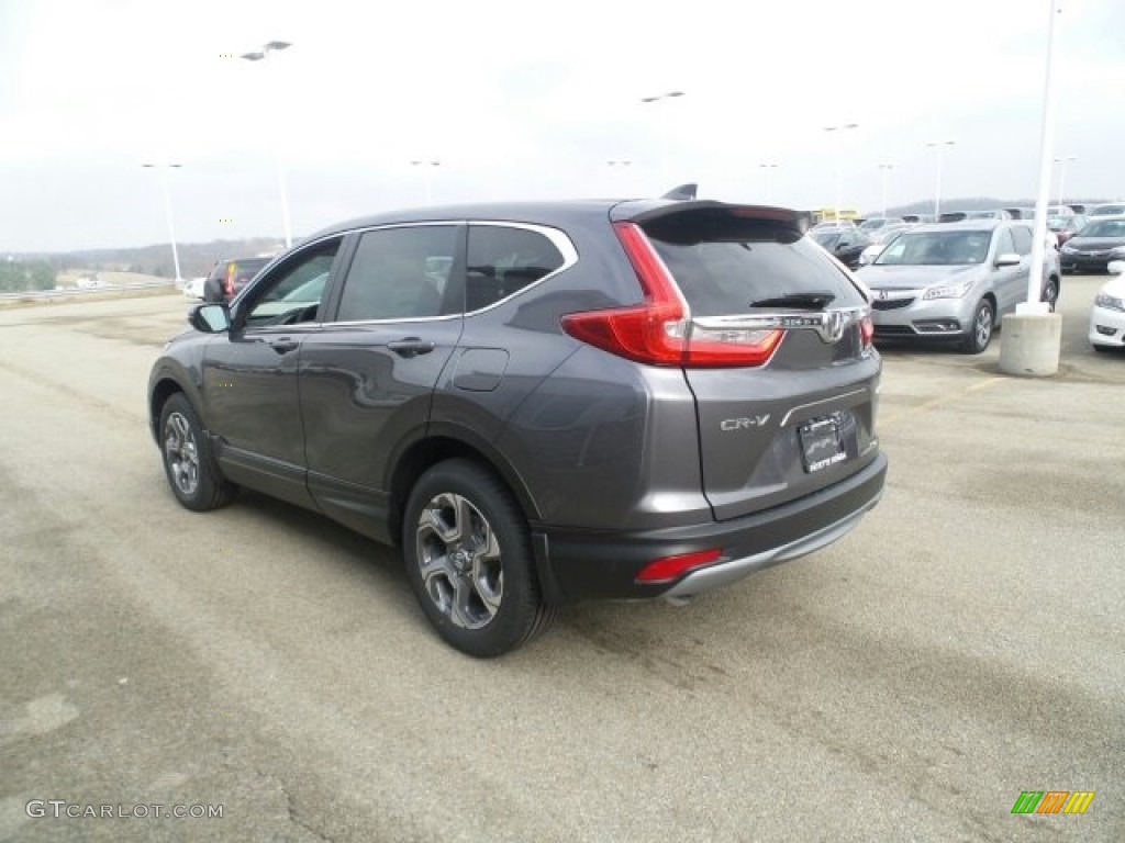 2017 CR-V EX-L AWD - Modern Steel Metallic / Gray photo #7