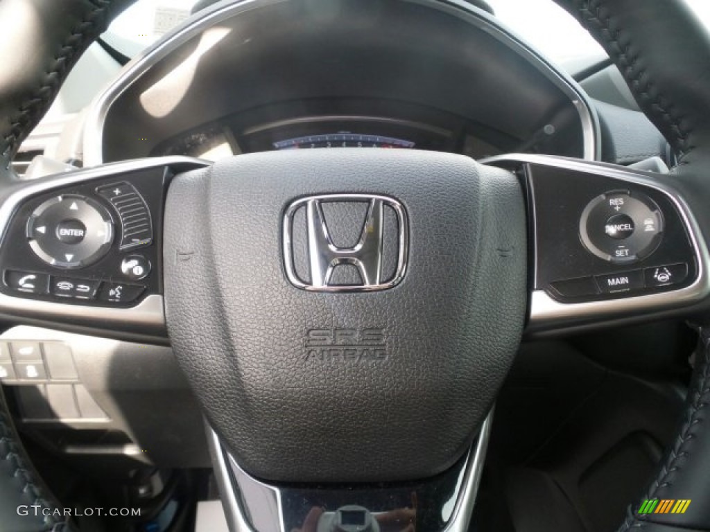 2017 CR-V EX-L AWD - Modern Steel Metallic / Gray photo #16