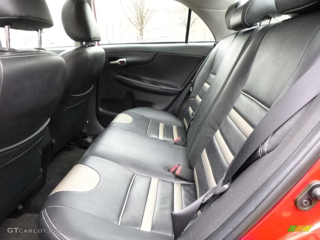 2009 Toyota Corolla S Rear Seat Photos