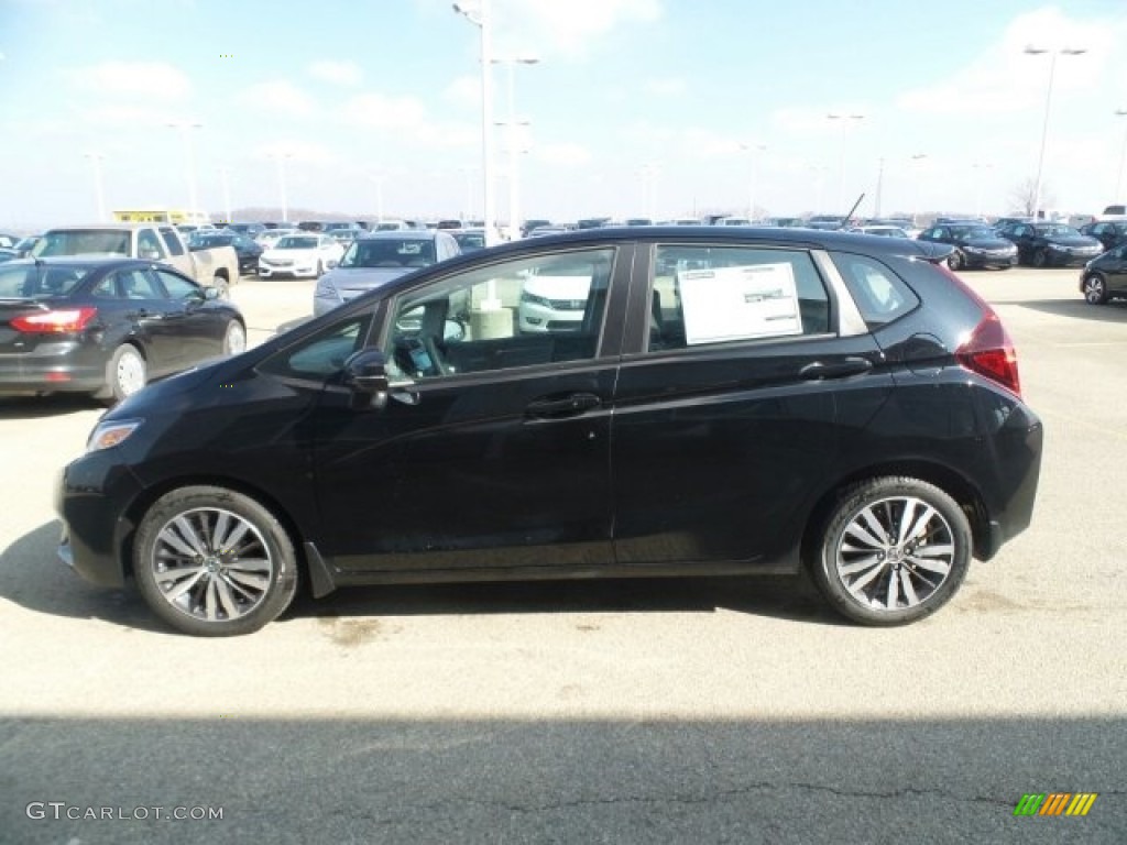 Crystal Black Pearl 2017 Honda Fit EX-L Exterior Photo #118829887