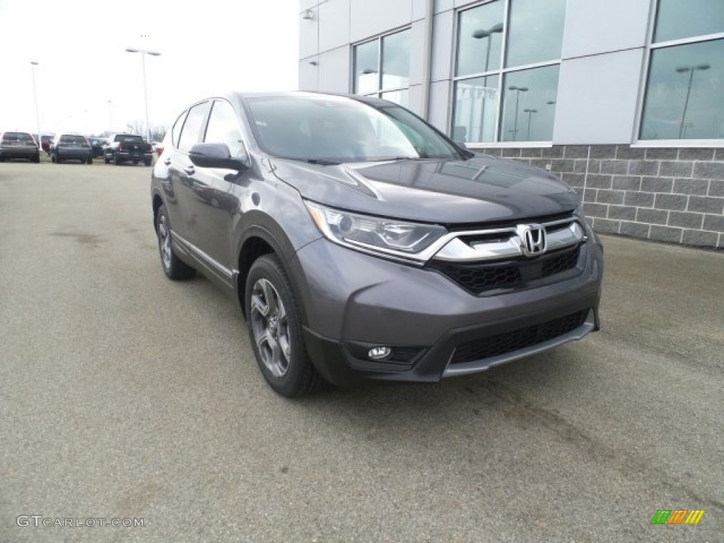 2017 CR-V EX-L AWD - Modern Steel Metallic / Gray photo #2