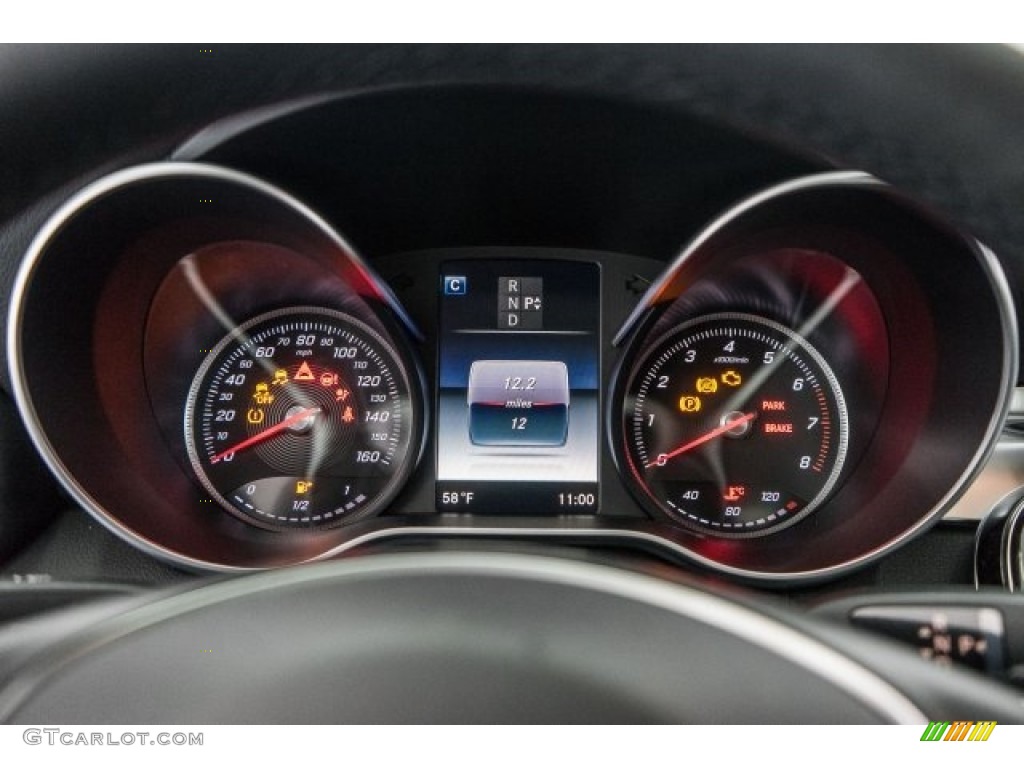 2017 Mercedes-Benz C 300 4Matic Sedan Gauges Photo #118830226