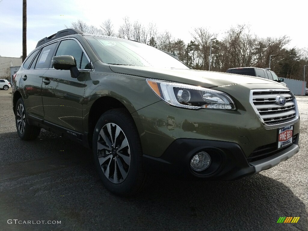 2017 Outback 3.6R Limited - Wilderness Green Metallic / Warm Ivory photo #1