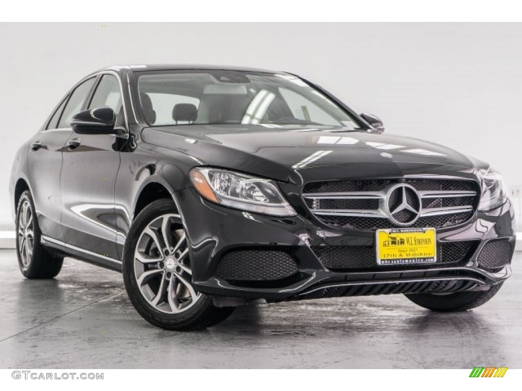 Black 2017 Mercedes-Benz C 300 4Matic Sedan Exterior Photo #118830352
