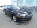 2017 Crystal Black Pearl Honda Civic LX Sedan  photo #1