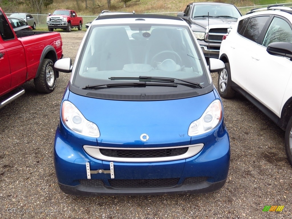 2008 fortwo passion cabriolet - Blue Metallic / Design Black photo #2