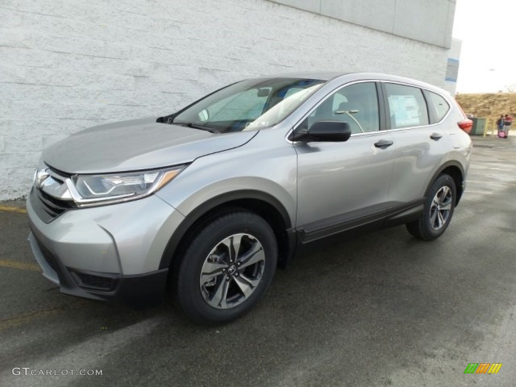 2017 CR-V LX AWD - Lunar Silver Metallic / Gray photo #5