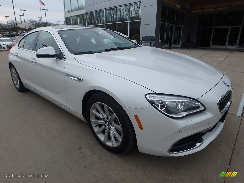 Mineral White Metallic 2016 BMW 6 Series 640i xDrive Gran Coupe Exterior Photo #118835251
