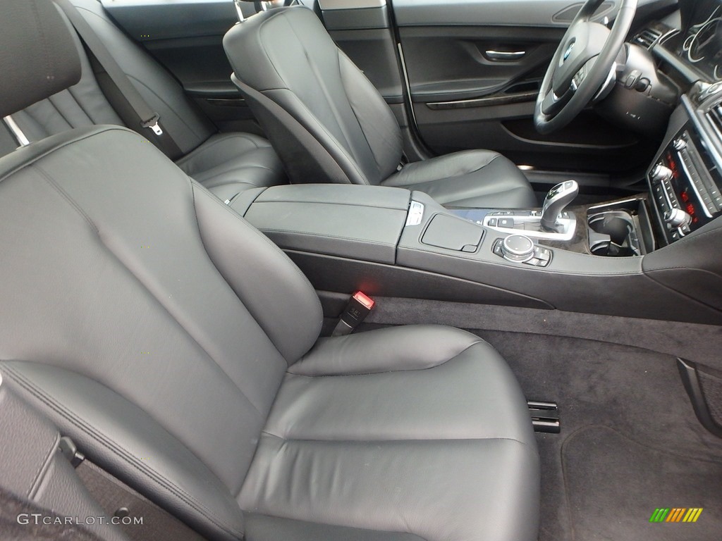 2016 6 Series 640i xDrive Gran Coupe - Mineral White Metallic / Black photo #10