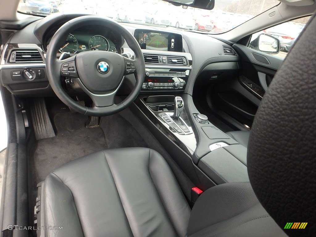 2016 6 Series 640i xDrive Gran Coupe - Mineral White Metallic / Black photo #17
