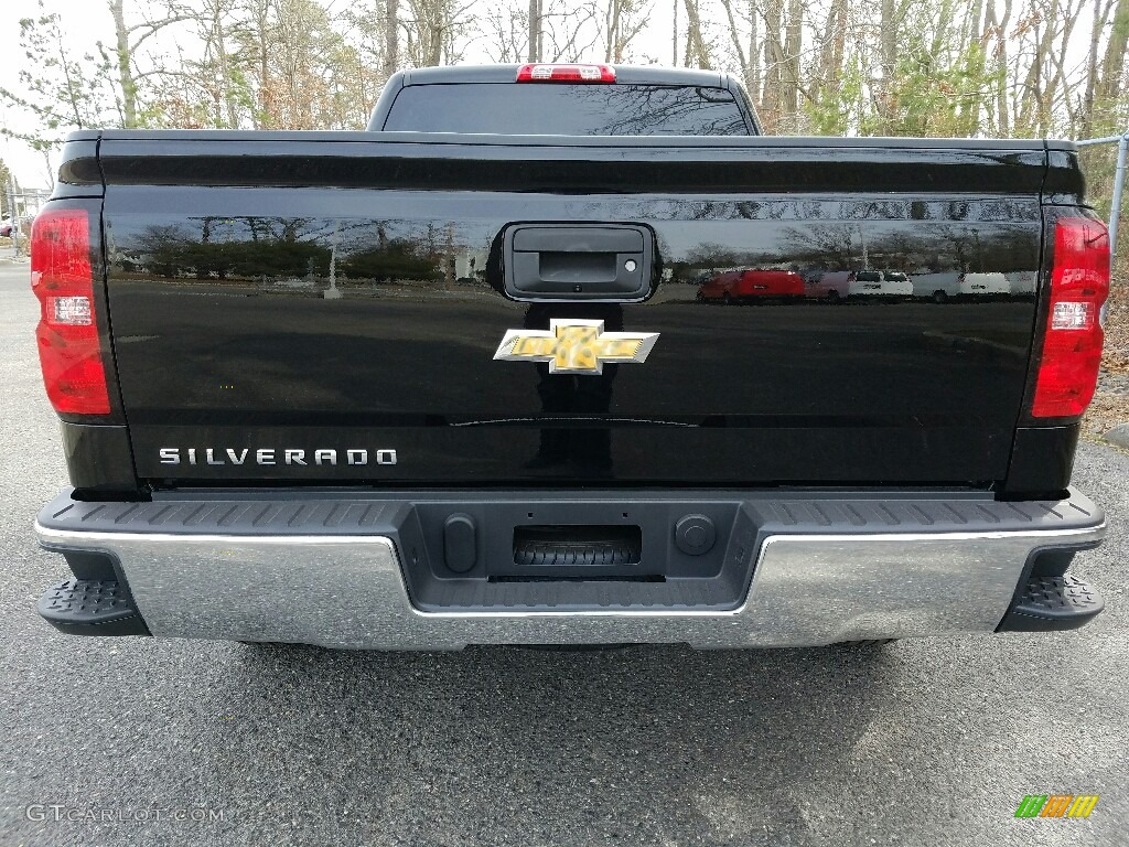 2017 Silverado 1500 WT Crew Cab 4x4 - Black / Dark Ash/Jet Black photo #5