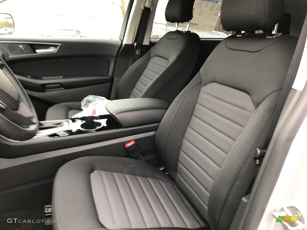 Ebony Interior 2017 Ford Edge SE AWD Photo #118836299