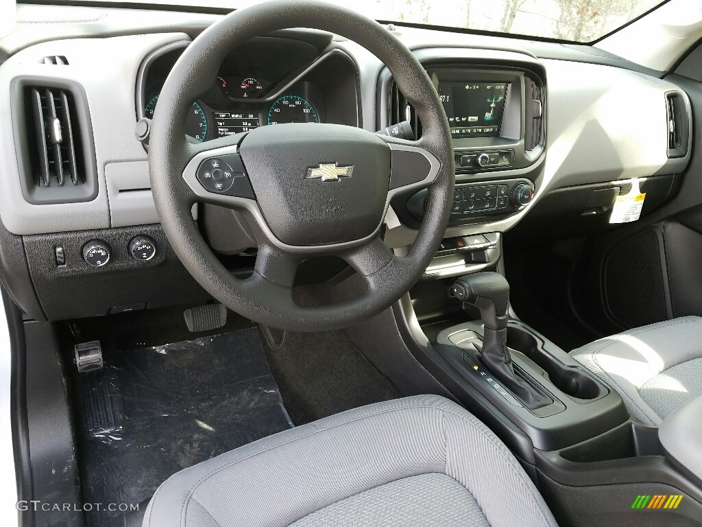 Jet Black/­Dark Ash Interior 2017 Chevrolet Colorado WT Extended Cab 4x4 Photo #118836754