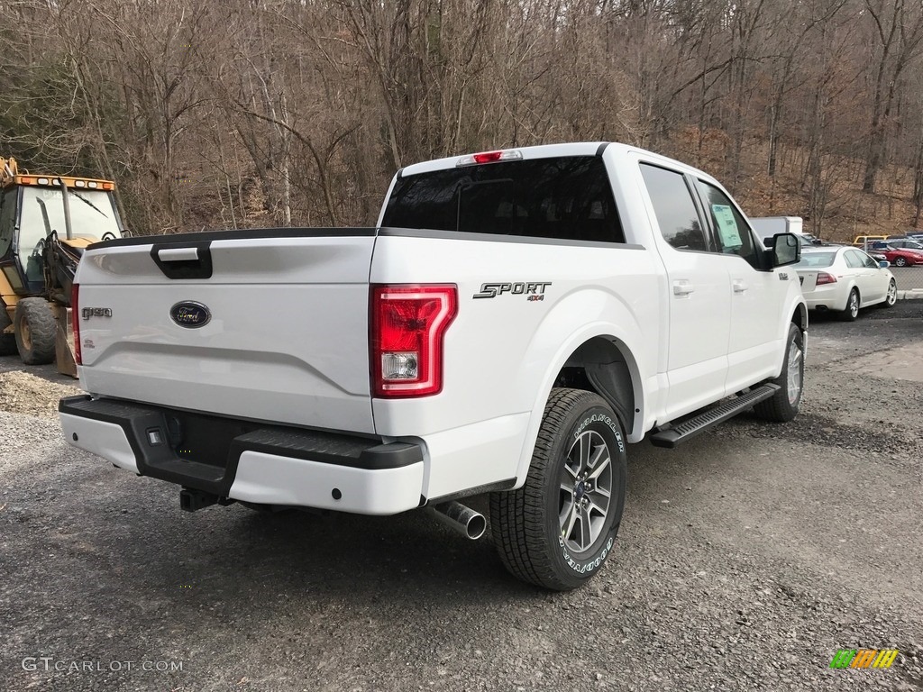 2017 F150 XLT SuperCrew 4x4 - Oxford White / Black photo #4