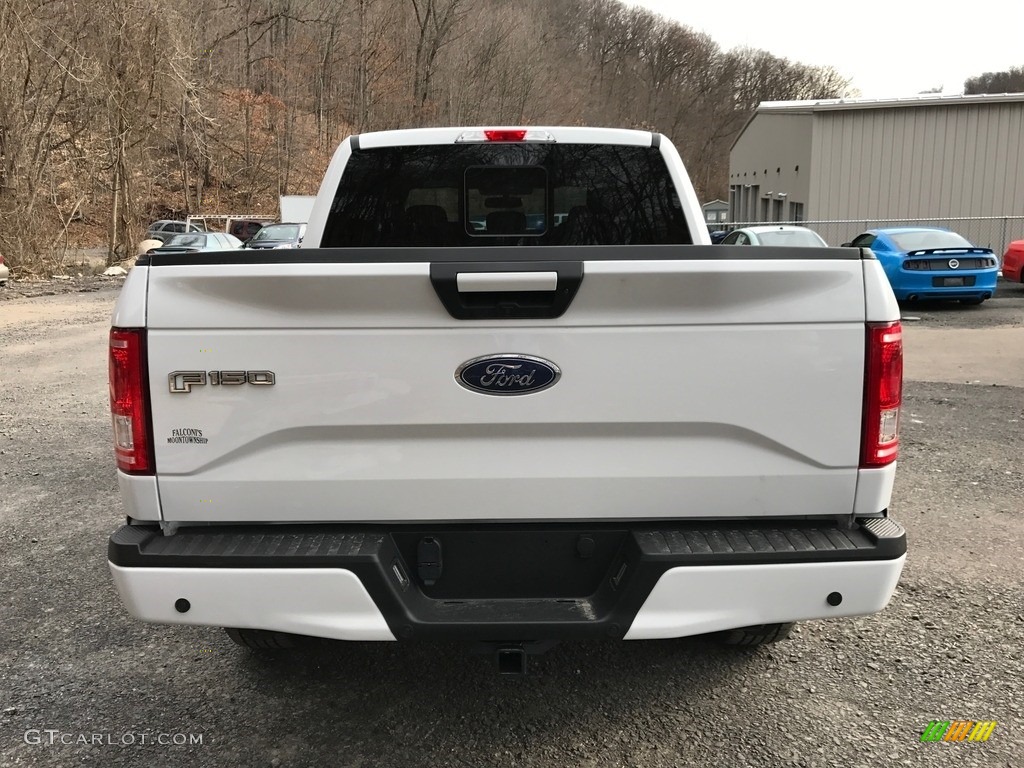 2017 F150 XLT SuperCrew 4x4 - Oxford White / Black photo #5