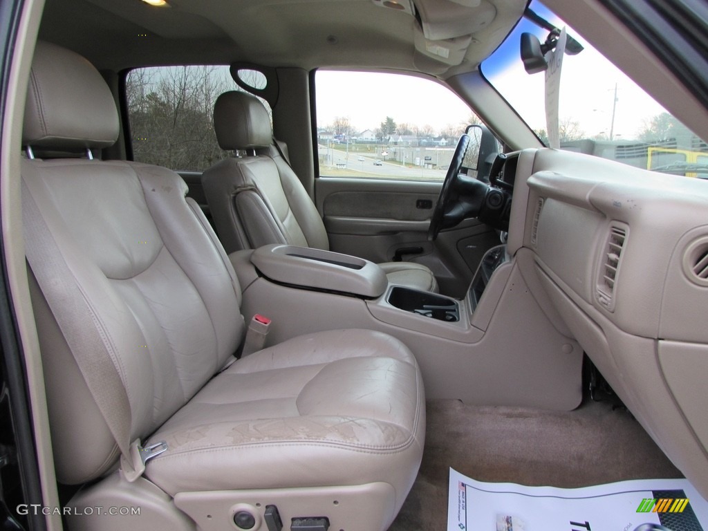 2003 Silverado 3500 LT Crew Cab 4x4 Dually - Black / Tan photo #25