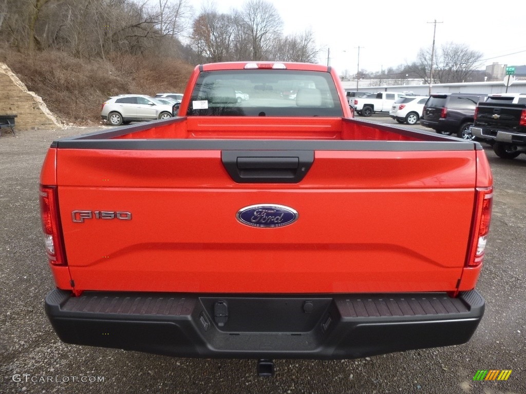 2017 F150 XL Regular Cab - Race Red / Earth Gray photo #5