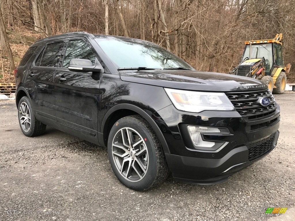 2017 Explorer Sport 4WD - Shadow Black / Ebony Black photo #5