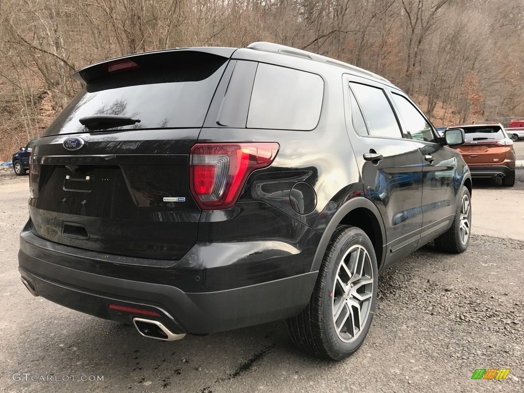 2017 Explorer Sport 4WD - Shadow Black / Ebony Black photo #7