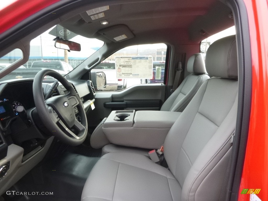 2017 F150 XL Regular Cab - Race Red / Earth Gray photo #12