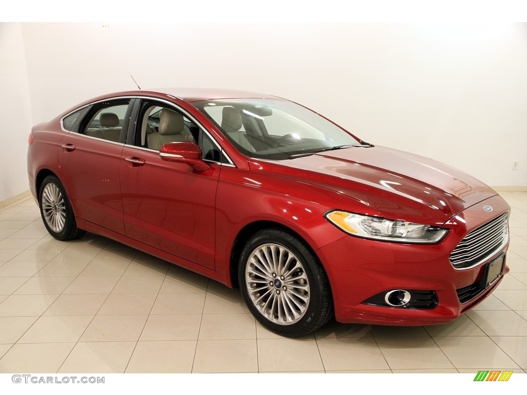 2015 Fusion Titanium - Ruby Red Metallic / Medium Soft Ceramic photo #1