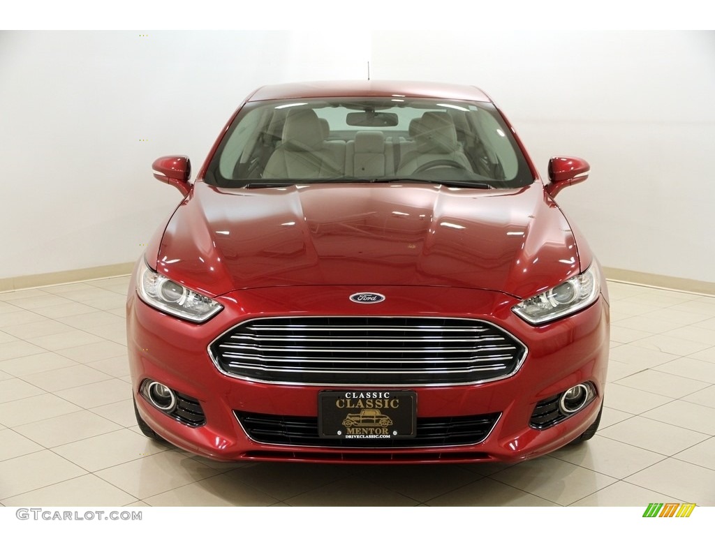 2015 Fusion Titanium - Ruby Red Metallic / Medium Soft Ceramic photo #2