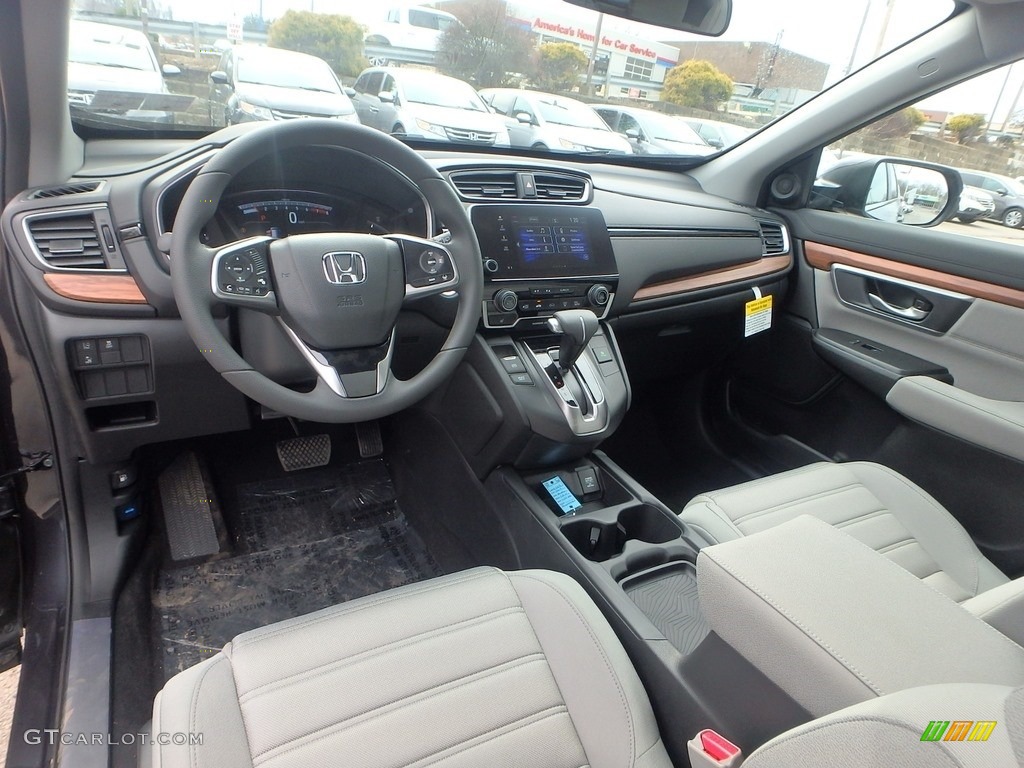 Gray Interior 2017 Honda CR-V EX AWD Photo #118839247